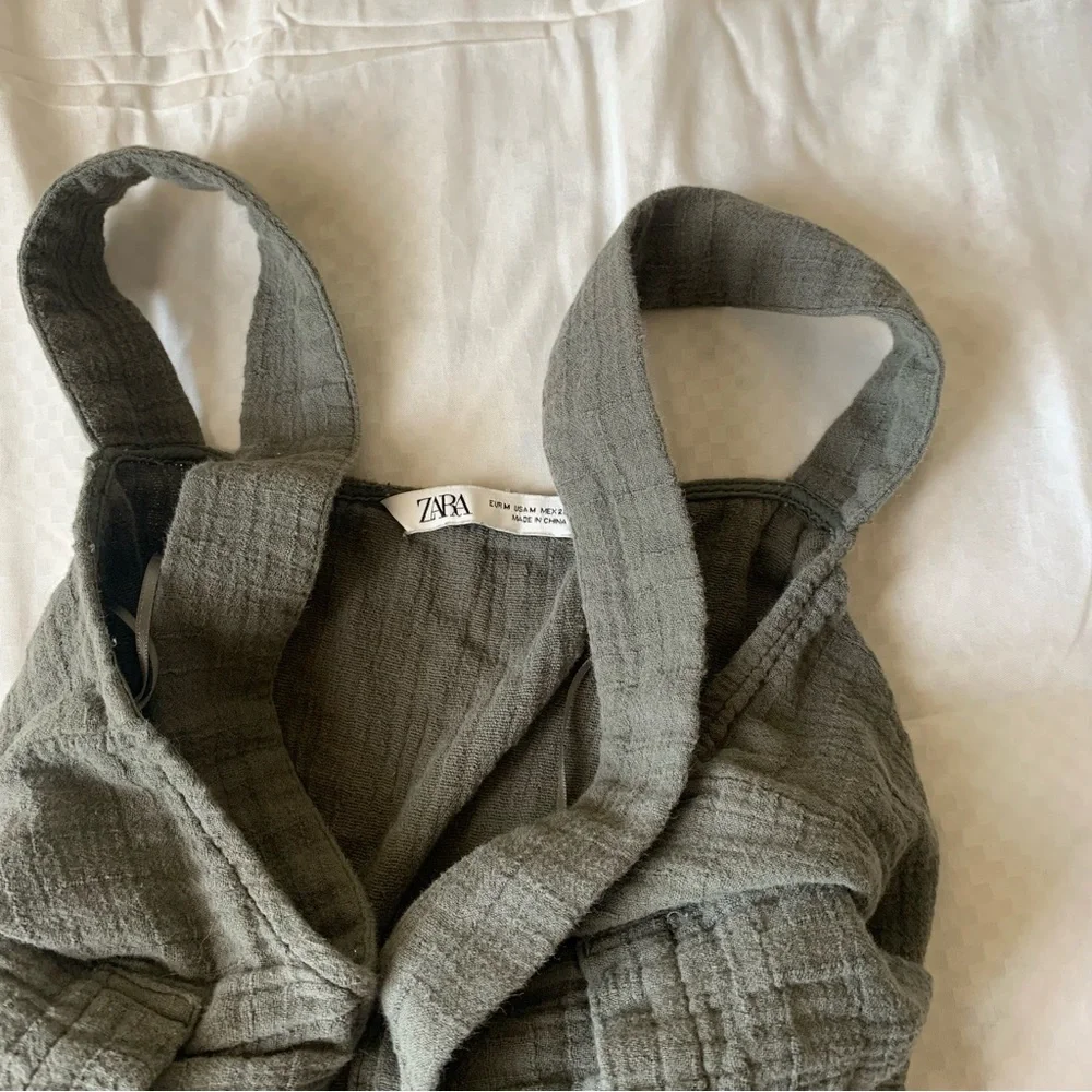 ୨୧ ・゚✧ Zara Button Up Belted Jumpsuit - Picture 6 of 6